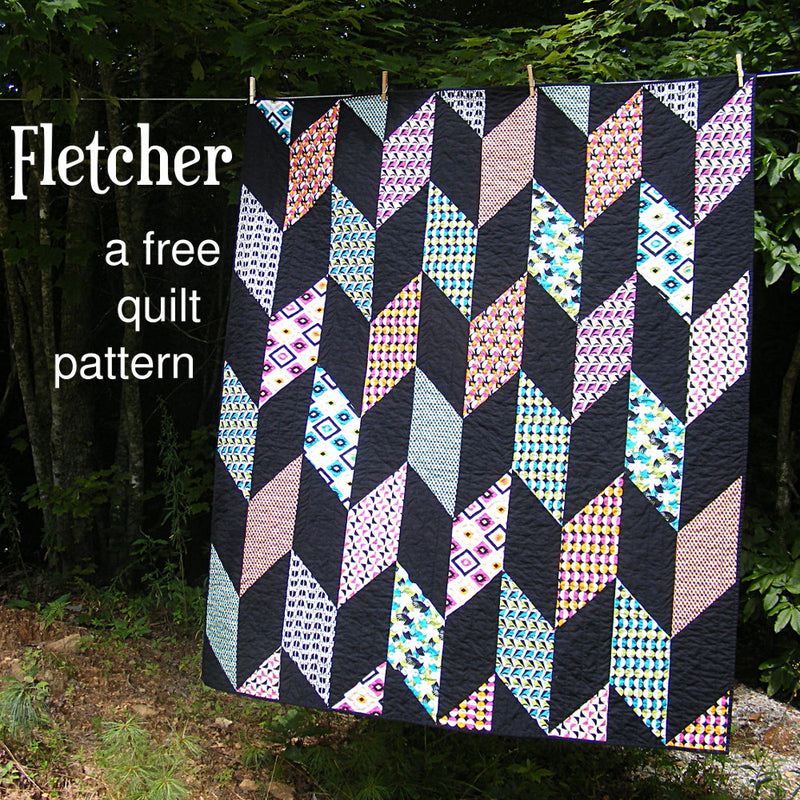 Free Pattern Friday: Fletcher Quilt by Shiny Happy World