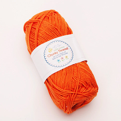 Lori Holt Chunky Thread Pumpkin by Lori Holt of Bee in My Bonnett | 100% Cotton Yarn | STCT-10903