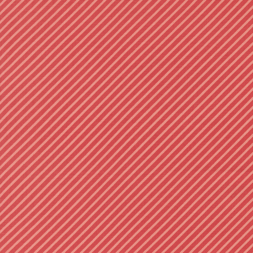 Delightfully Yours Stripe Geranium by Sherri & Chelsi for Moda Fabrics | 37708 16
