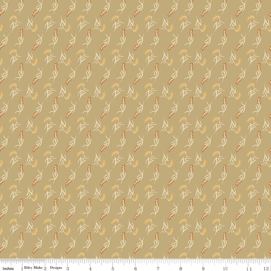 The Old Garden Oat Valley Yardage by Danelys Sidron for Riley Blake Designs | C14235 OAT