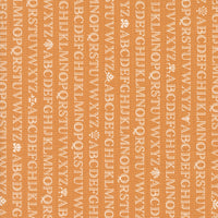 Agatha Road Alphabet Pumpkin Yardage by Fig Tree & Co for Moda Fabrics | 35411 12