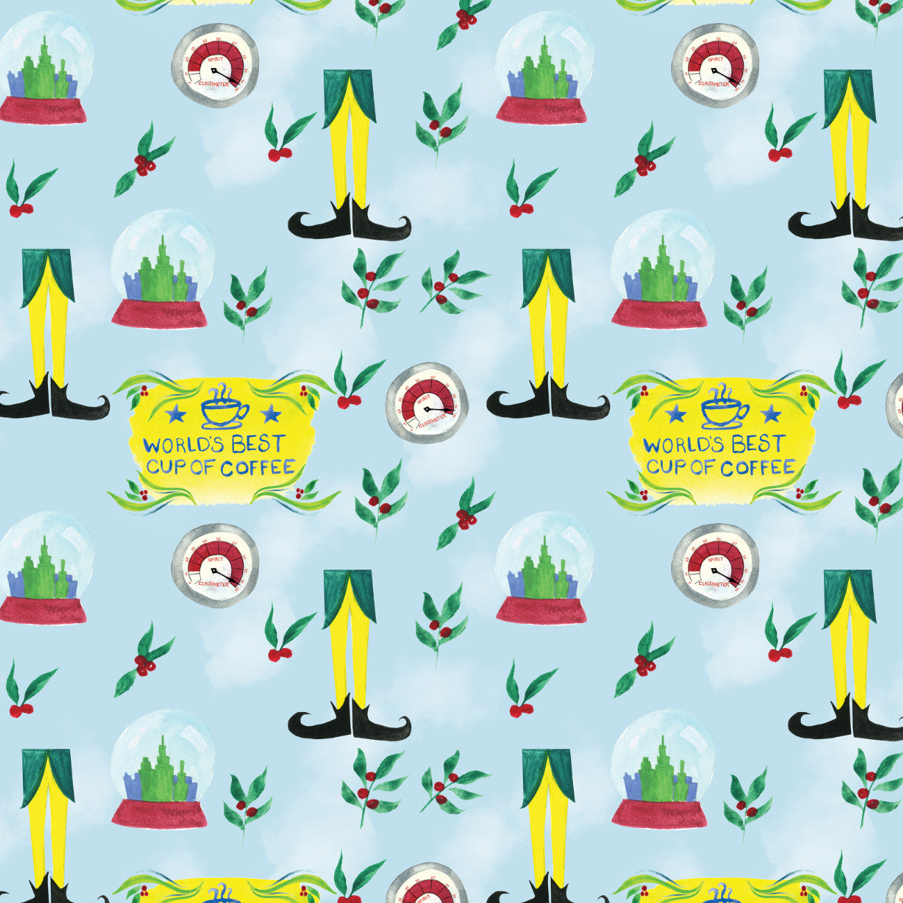 Elf the Movie New York Cheer Yardage by Camelot Fabrics | 23130126-02