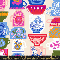 PRESALE Hello Alice Tea Party Shell Yardage by Sarah Watts for Ruby Star Society | RS2122 11