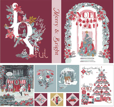 Adventale Merry Everything Panel by Katarina Roccella for Art Gallery Fabrics | Panel Size 36" x 44" | ADV25917