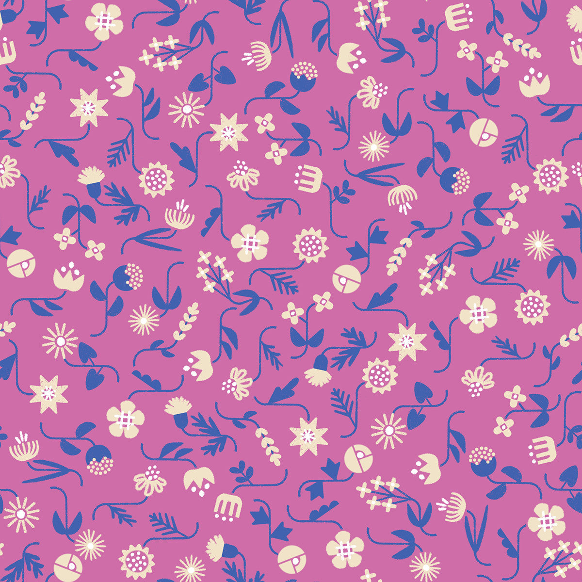 Salutations Flowery Heliotrope Yardage by Rashida Coleman Hale for Ruby Star Society | RS1095 14