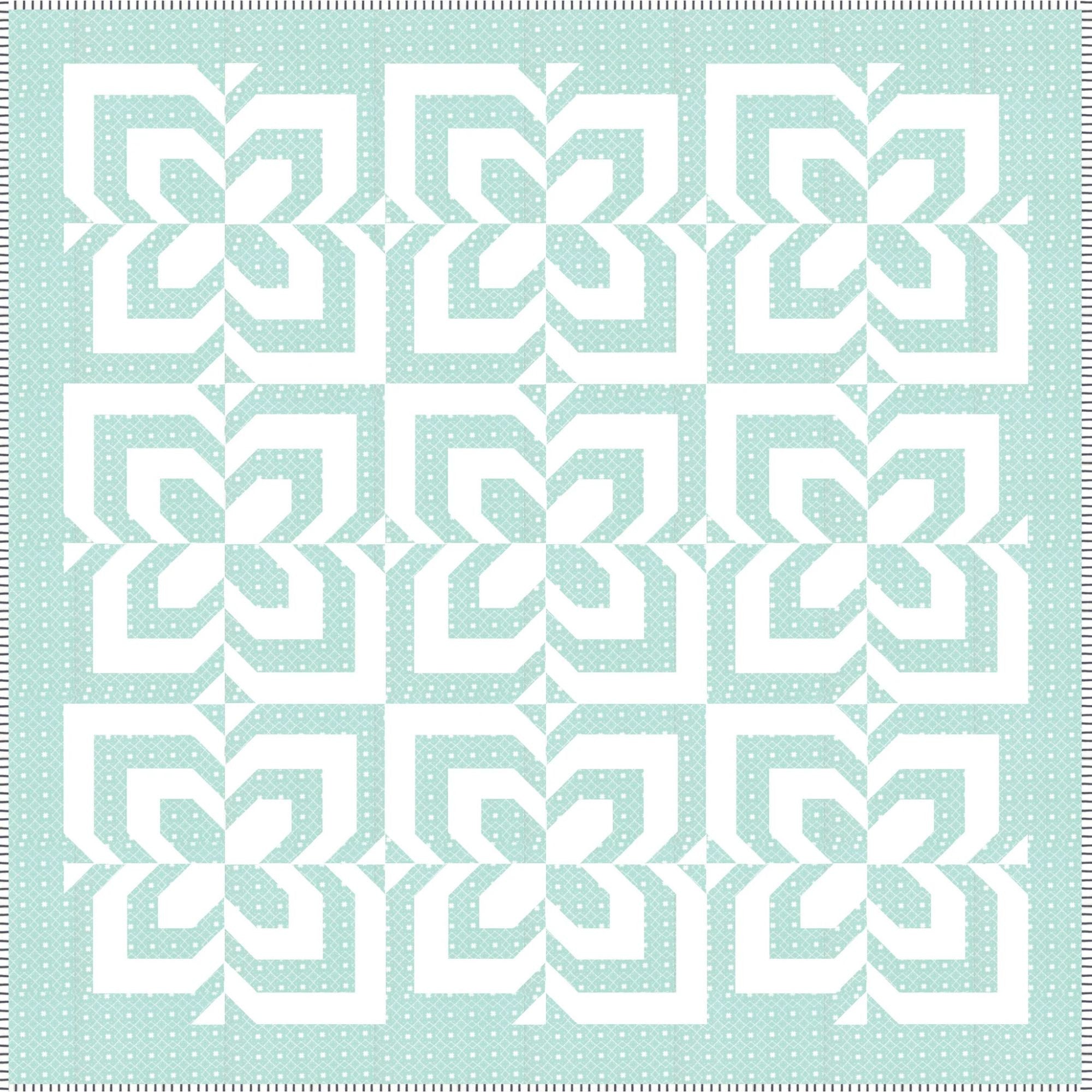 Kaleidoscope Quilt Pattern by Lella Boutique | Magic Dot  | LB 135