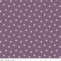 Gentler Times Endearing Plum Yardage by Lori Holt of Bee in My Bonnet For Riley Blake Designs | C16477-PLUM