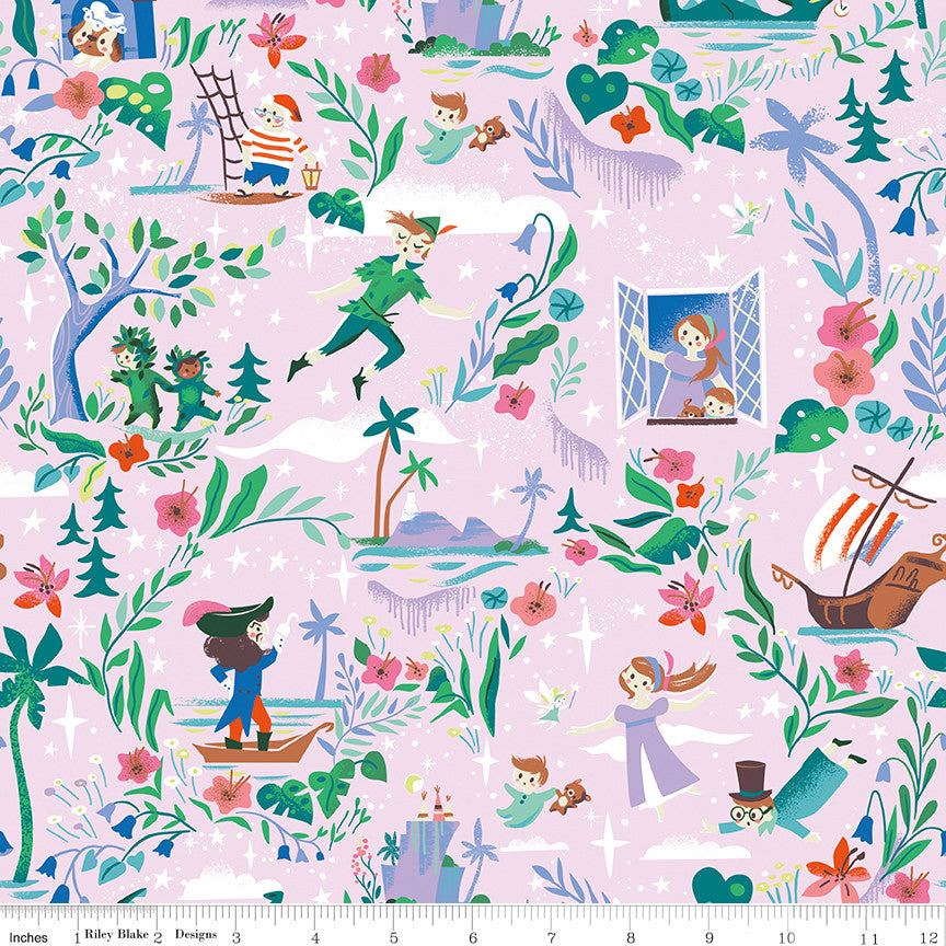 Forever Neverland Main Princess Yardage by Jill Howarth for Riley Blake Designs | C15900-PRINCESS