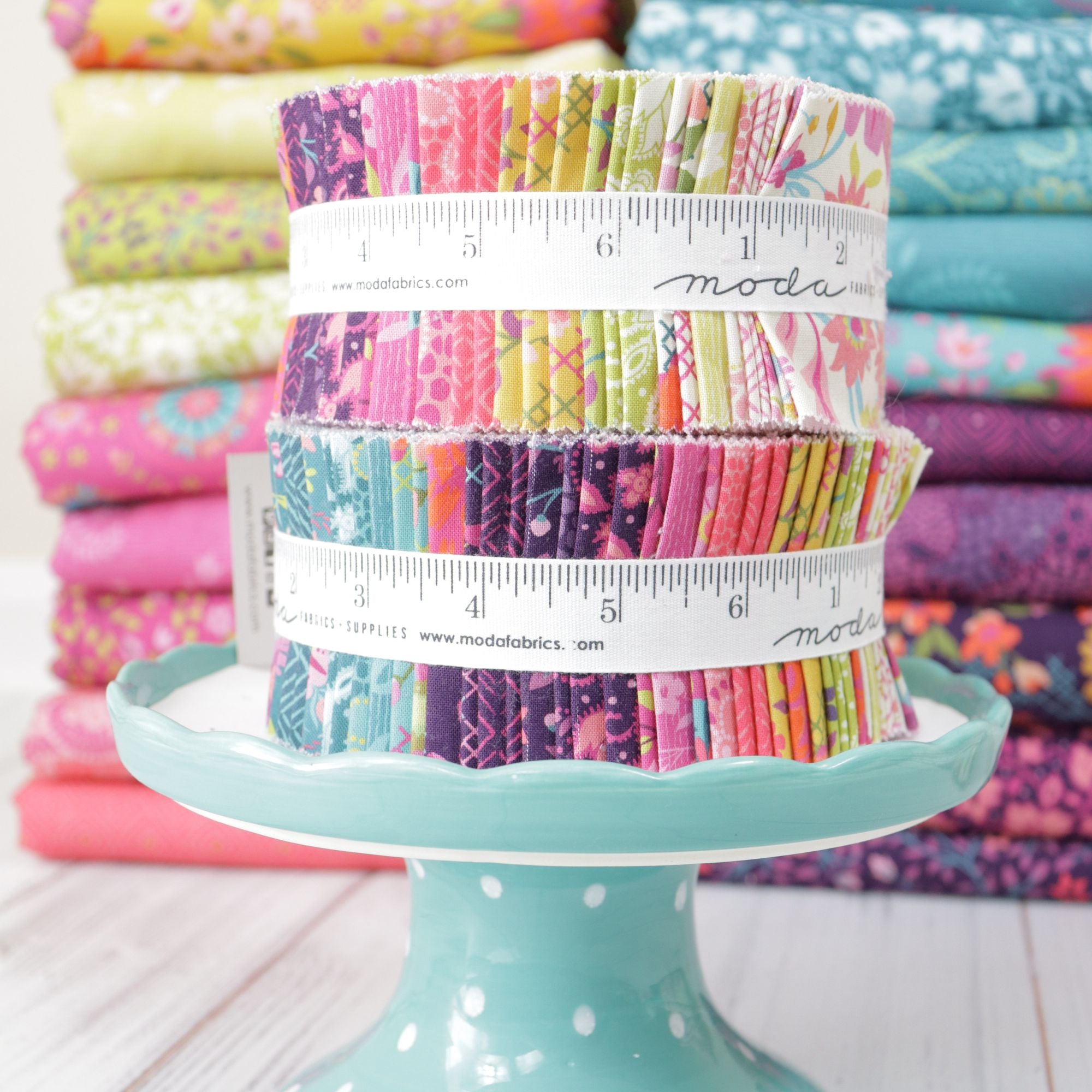 Parlor Jelly Roll by Crystal Manning for Moda Fabrics | 11960JR