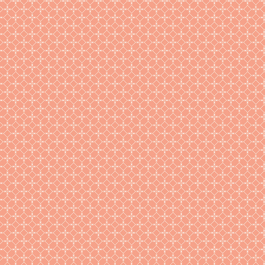 New Beginnings Tile Apricot Yardage by Sandy Gervais for Riley Blake Designs | C15753-APRICOT