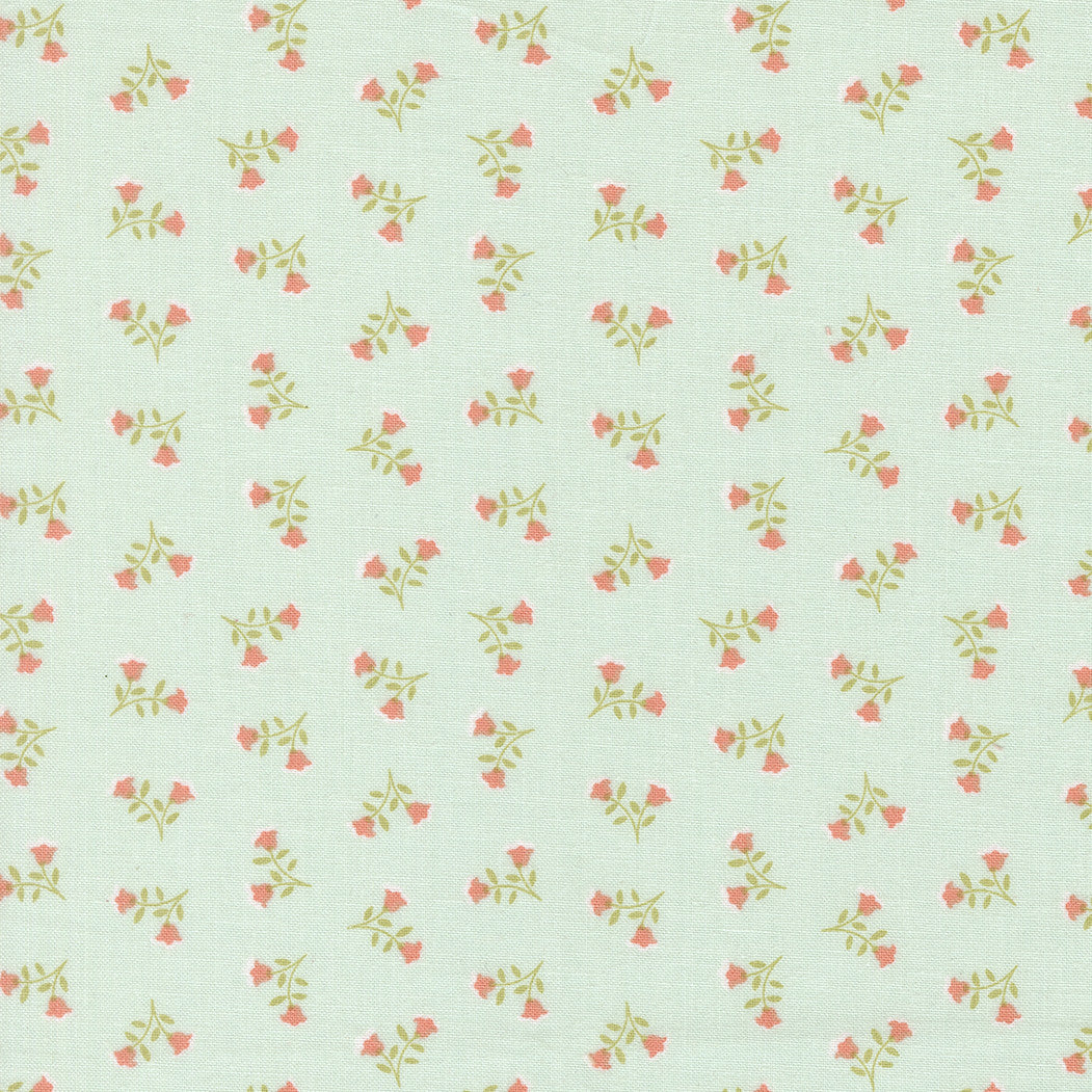 Sunbonnet Tossed Petals Pale Blue Yardage by Heather Briggs of My Sew Quilty Life for Moda Fabrics | 31763 19