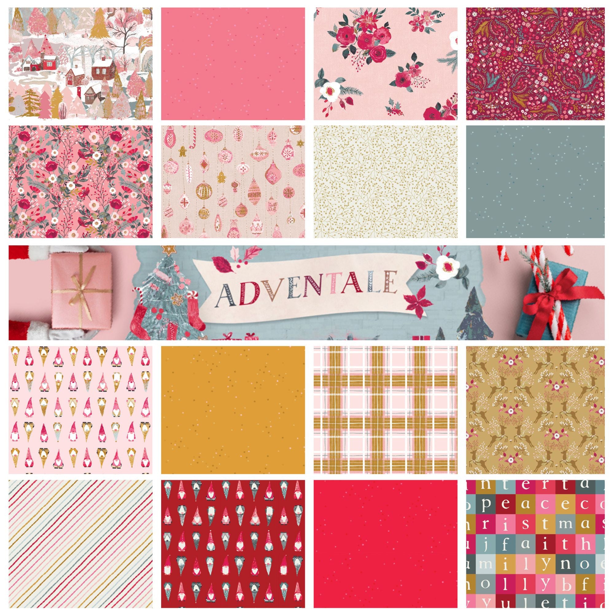 Adventale Custom Fat Quarter Bundle by Katarina Roccella for Art Gallery Fabrics | 16 Fat Quarters