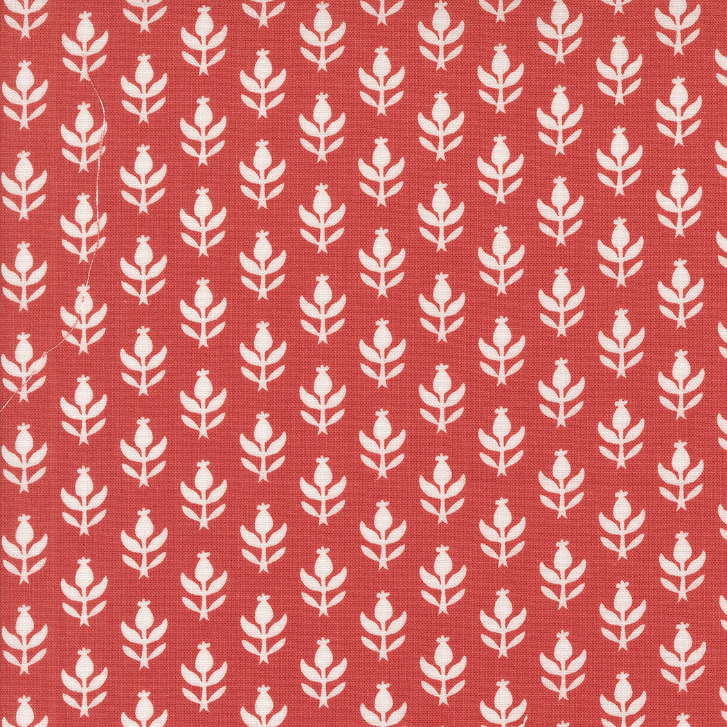 Buon Natale Christmas Thistle Poinsettia Yardage by Fig Tree & Co for Moda Fabrics | 35403 13