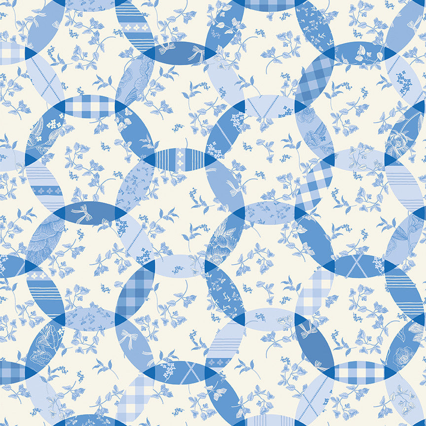 Penelope Cheater Print Cream Yardage by My Mind's Eye for Riley Blake Designs | C16647-CREAM
