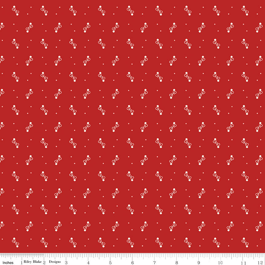 Gentler Times Ditty Schoolhouse Yardage by Lori Holt of Bee in My Bonnet For Riley Blake Designs | C16476-SCHOOLHOUSE