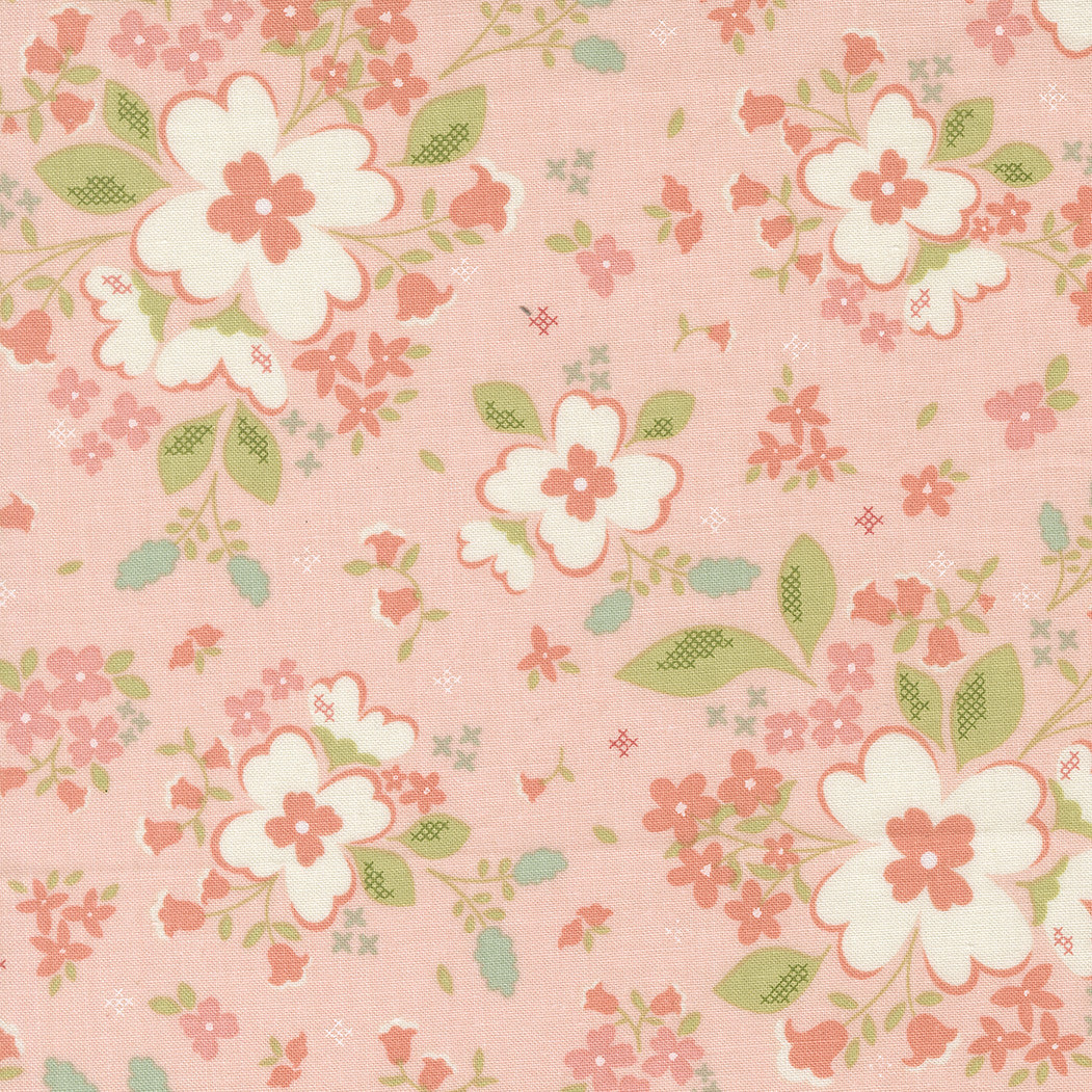 Sunbonnet Pretty Petals Pink Yardage by Heather Briggs of My Sew Quilty Life for Moda Fabrics | 31760 15