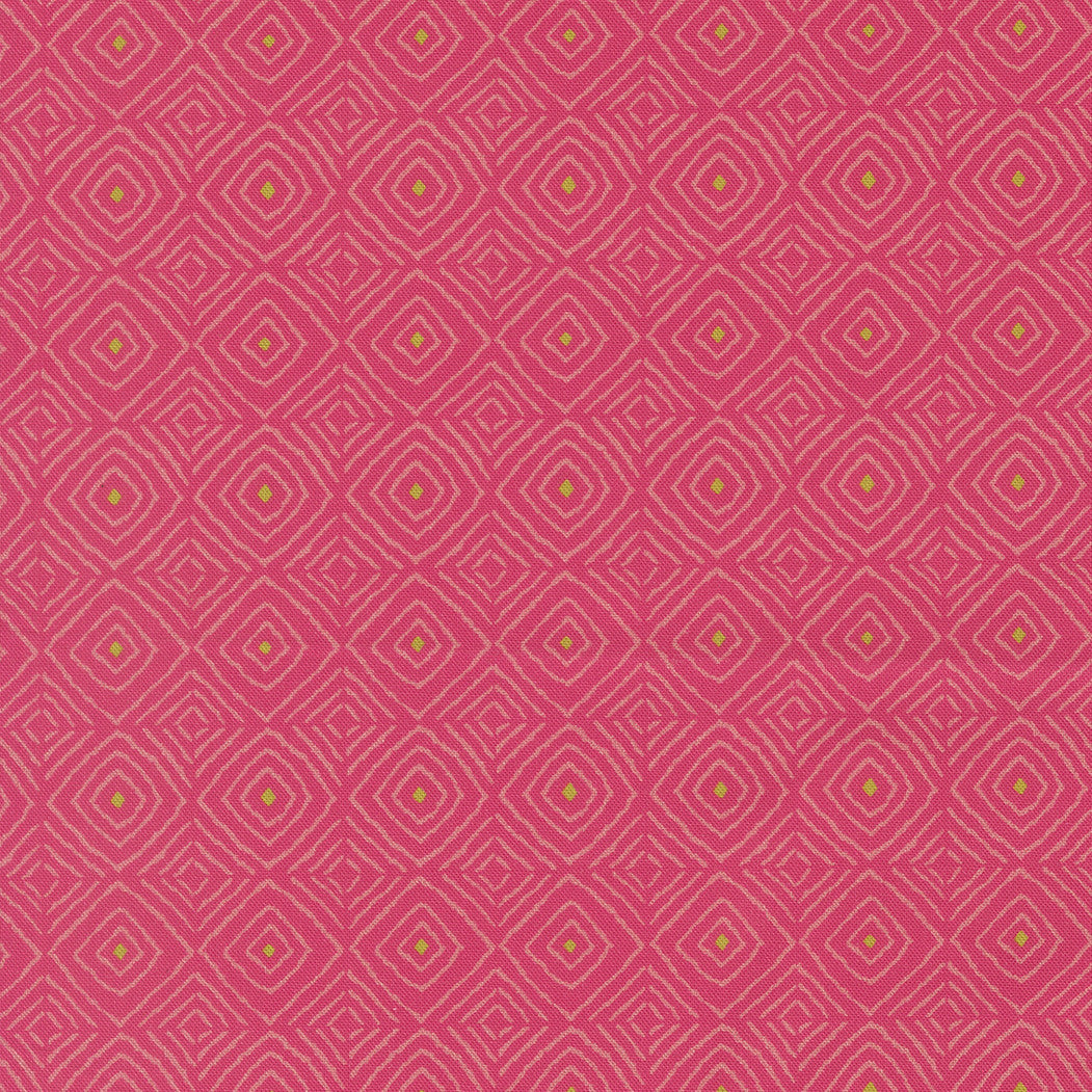 Parlor Diamonds Azalea Yardage by Crystal Manning for Moda Fabrics | 11966 21