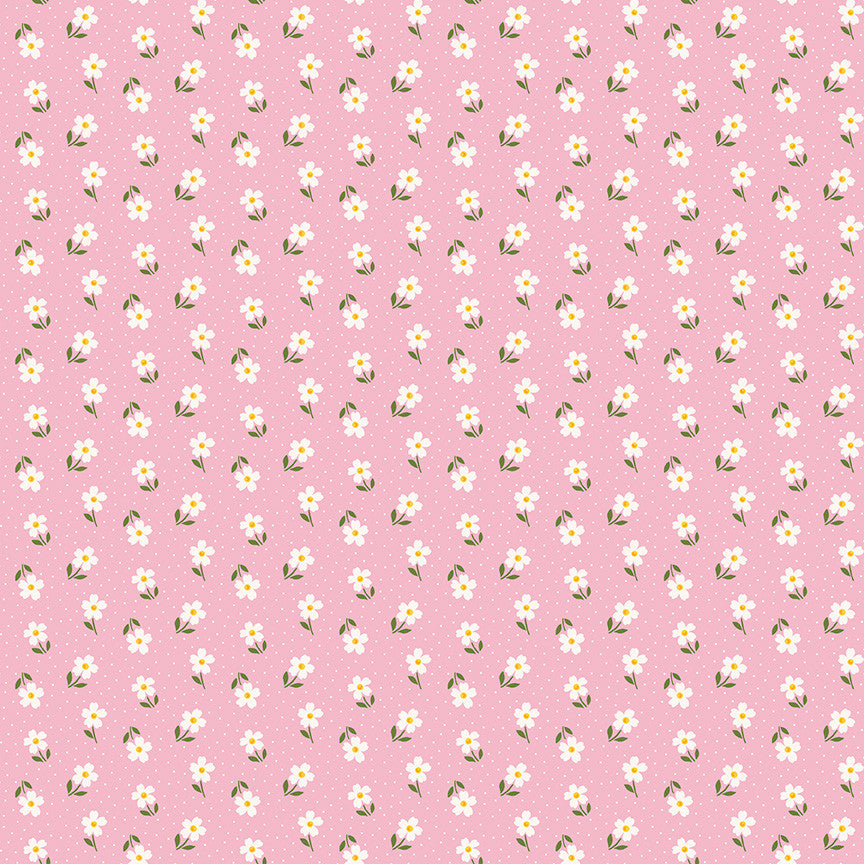 Little Darlin' Ditsy Pink Yardage by the RBD Designers for Riley Blake Designs | C16975-PINK