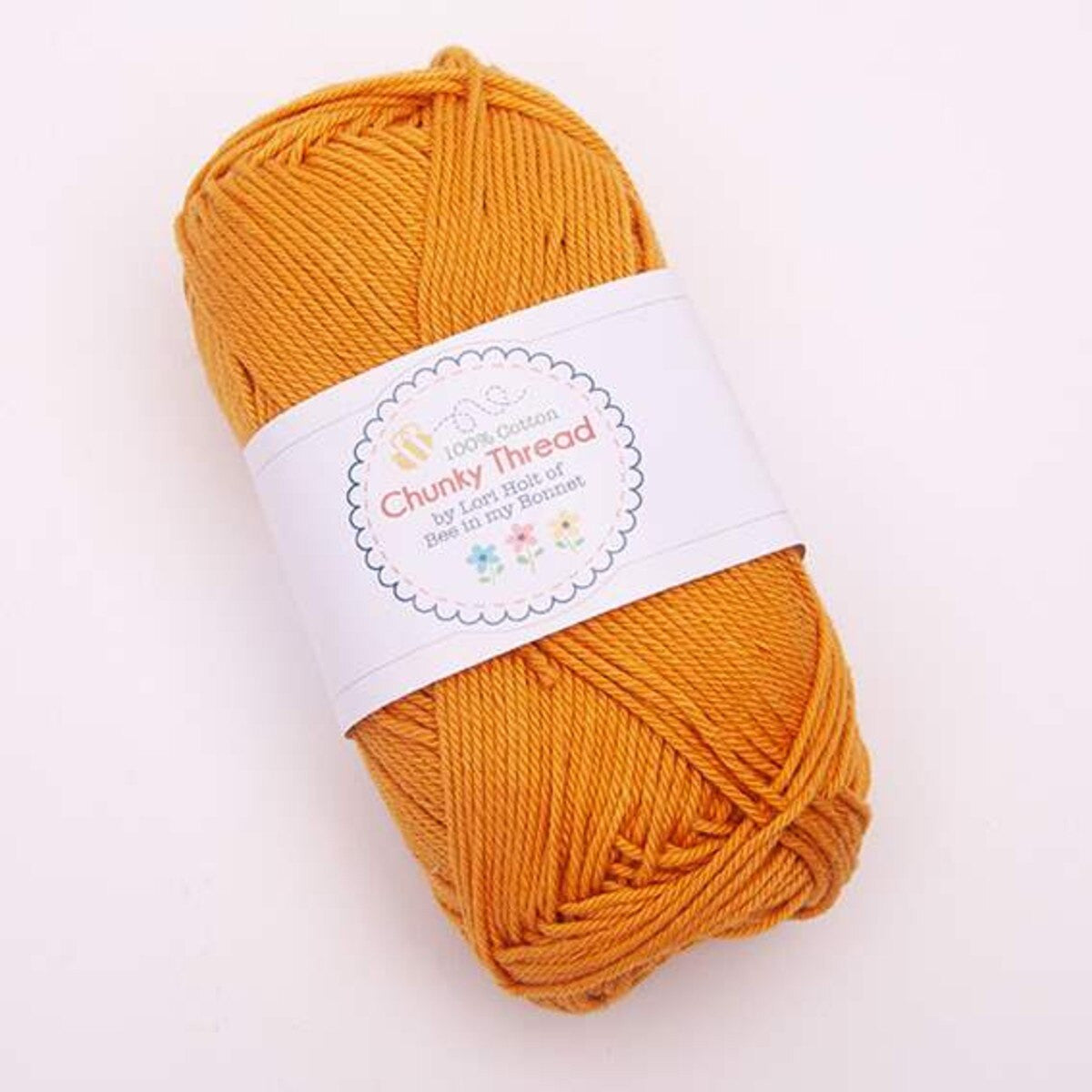 Lori Holt Chunky Thread Butterscotch by Lori Holt of Bee in My Bonnett | 100% Cotton Yarn | STCT-2666