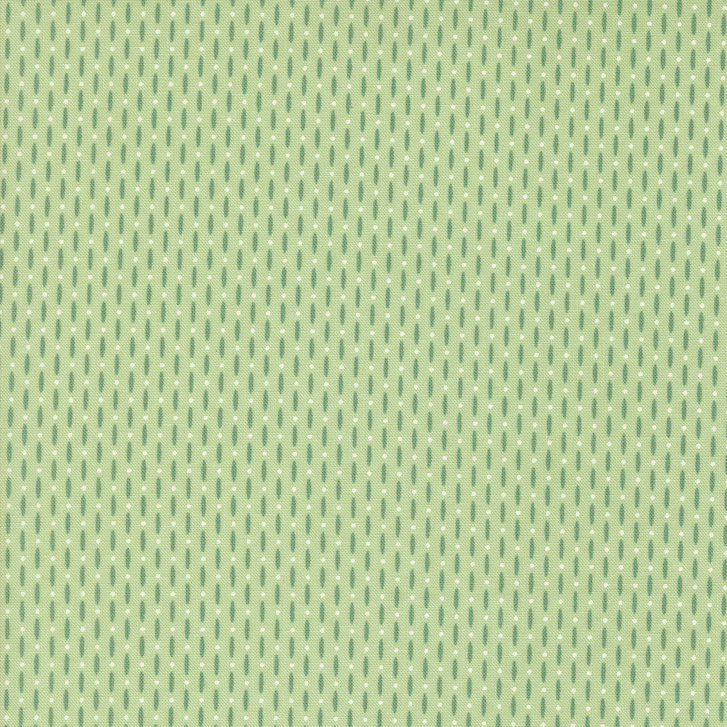 Raspberry Summer Beaded Mint Yardage by Sherri & Chelsi for Moda Fabrics | 37696 25