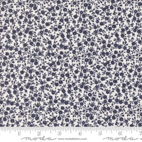 Summertime Bloom Cream Navy Yardage by Camille Roskelley for Moda Fabrics | 55321 31