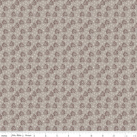 Piece & Plenty Floribunda Pewter Yardage by Lori Holt of Bee in my Bonnet for Riley Blake Designs | C15876-PEWTER