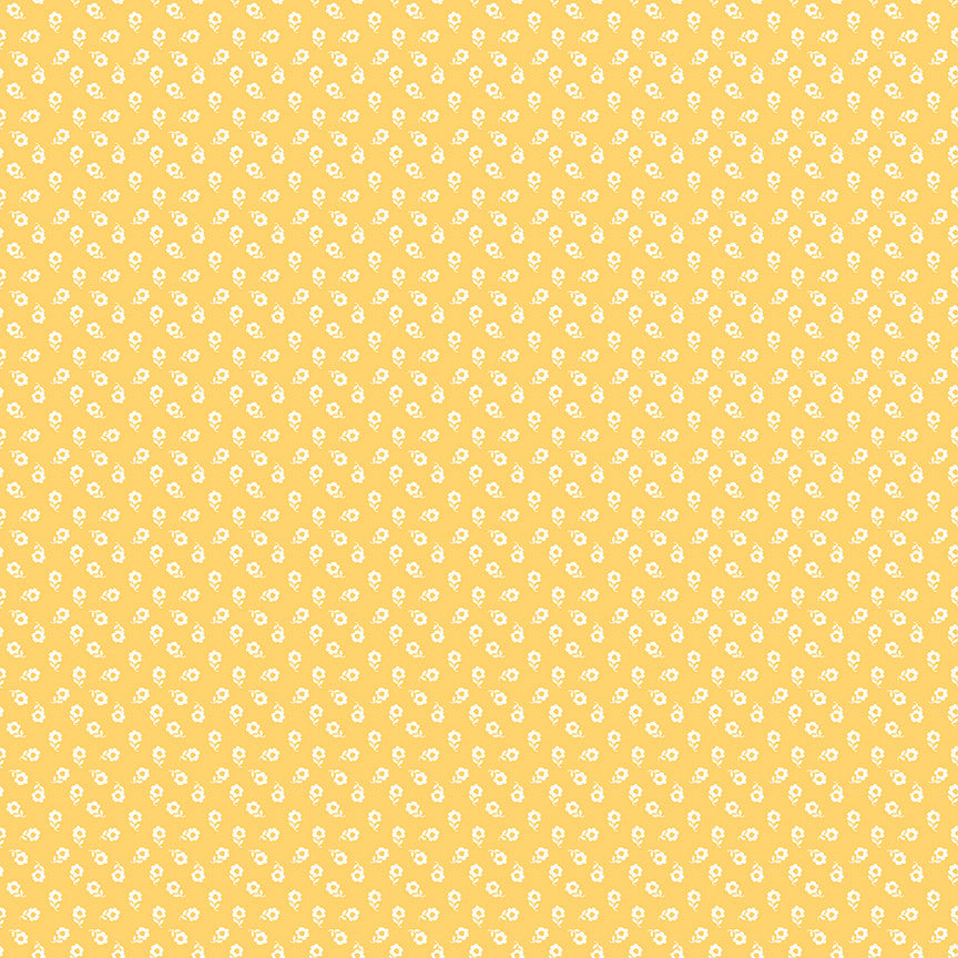 New Beginnings Posies Buttercream Yardage by Sandy Gervais for Riley Blake Designs | C15755-BUTTERCREAM