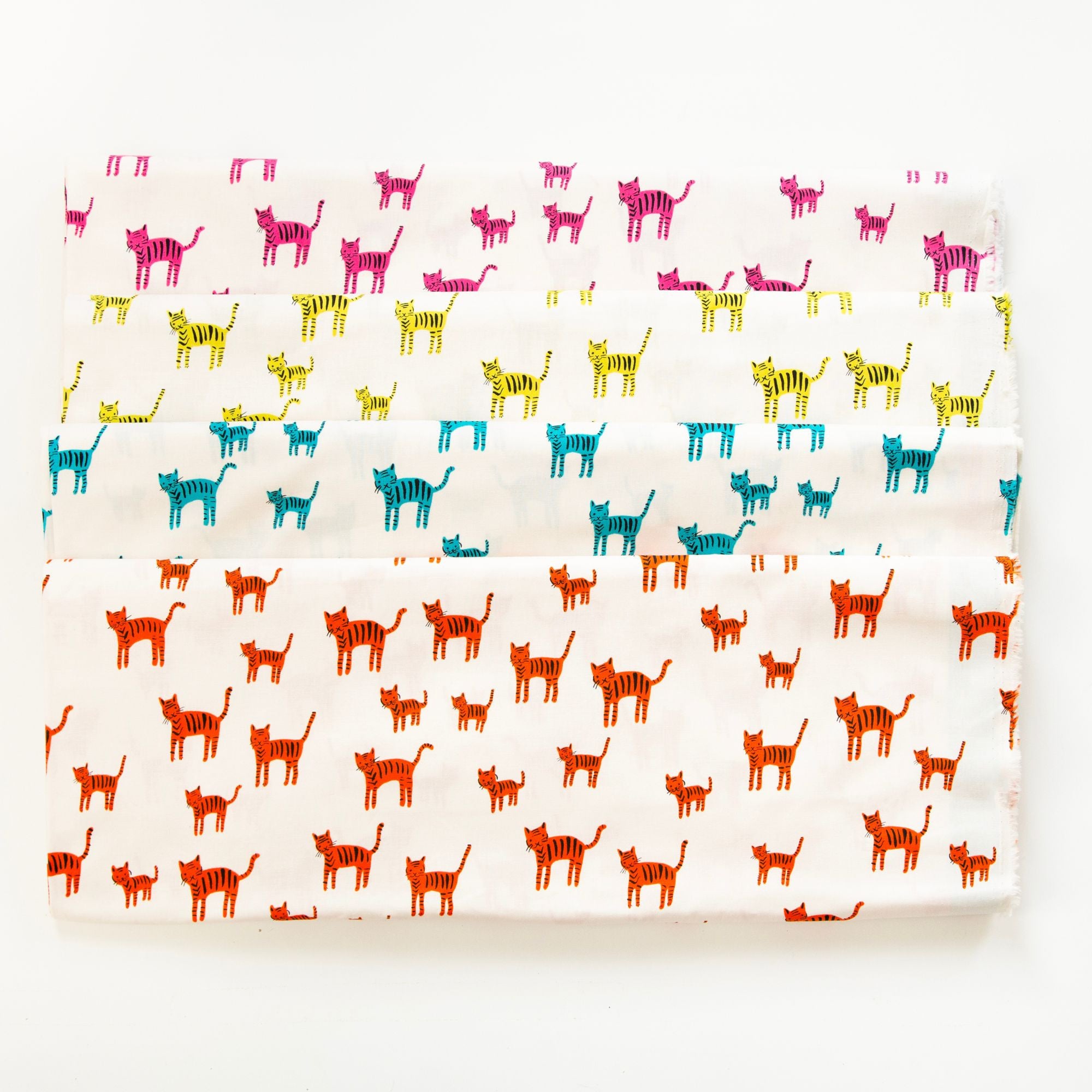 PRESALE Catnap Custom Fat Quarter Bundle Tiger Stripes by Alexia Abegg for Ruby Star Society | 4 Fat Quarters