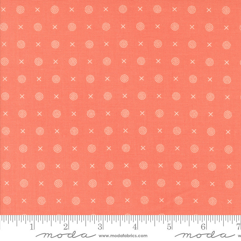 Abloom X O Coral Yardage by Corey Yoder for Moda Fabrics | 29215 22