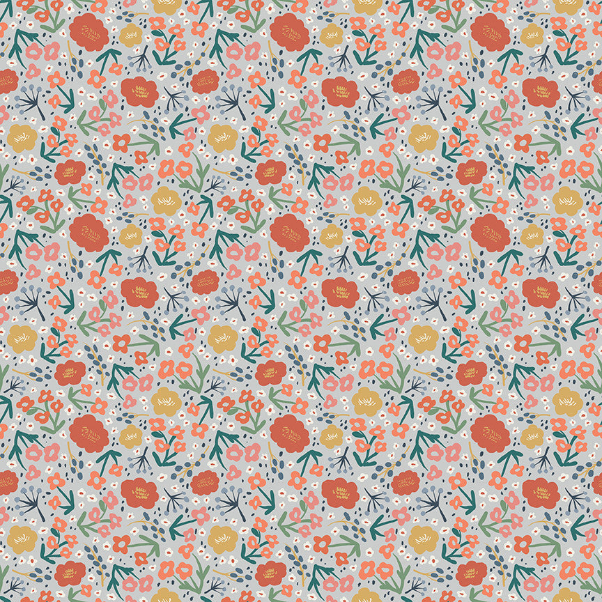 Ivy Reese Flower Dusk Yardage by Deena Rutter for Riley Blake Designs | C16601-DUSK