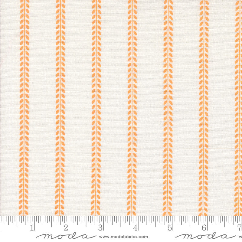 Summertime Cream Beach Towel Orange Yardage by Camille Roskelley for Moda Fabrics | 55327 11