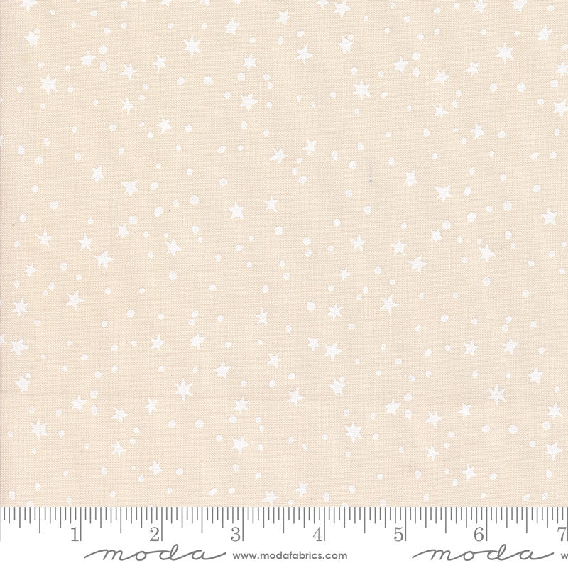 321 Blast Off Stars Spacesuit White Yardage by Stacy Iest Hsu for Moda Fabrics | 20955 31