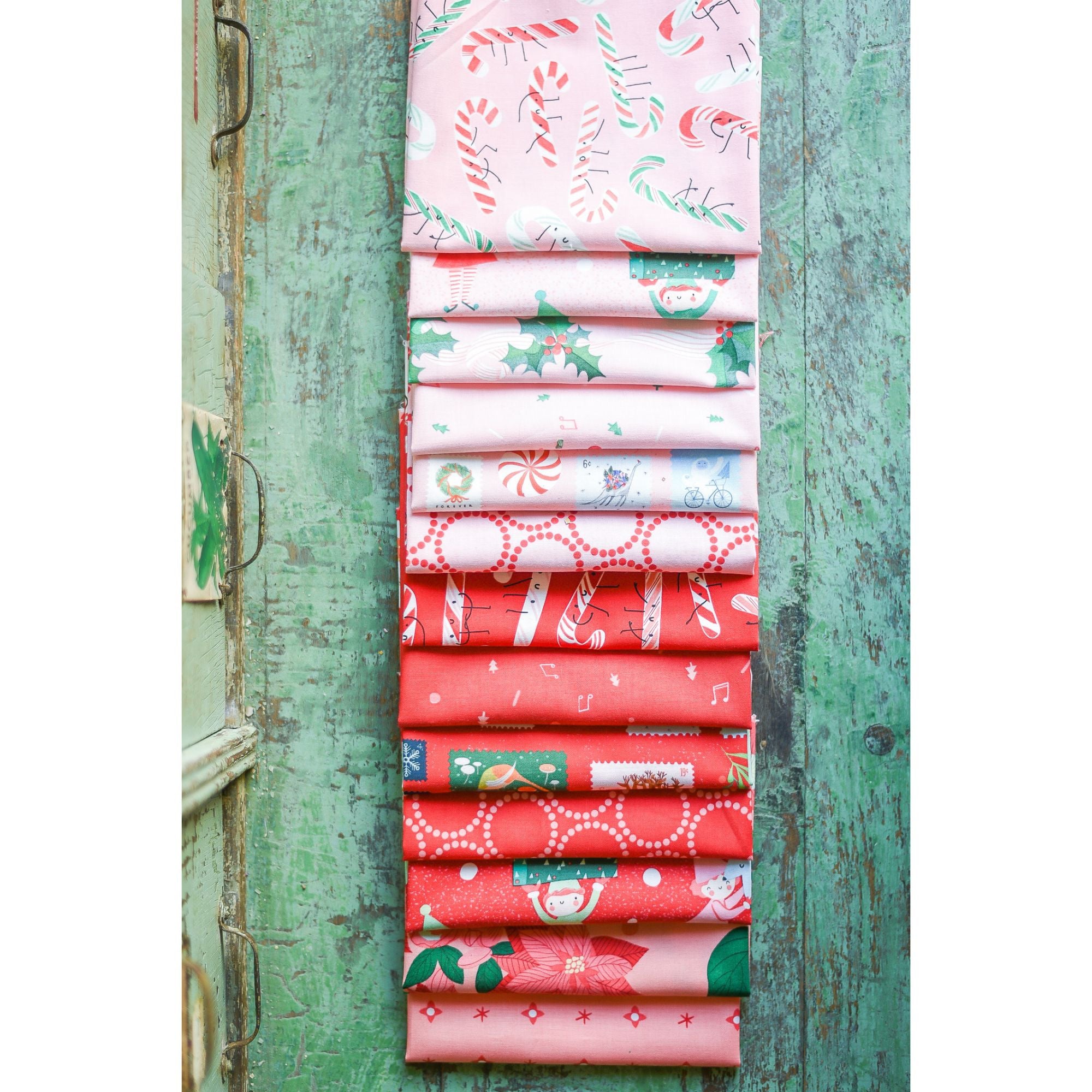 Tiny Christmas Jelly Roll by Lizzy House for Moda Fabrics | 40 Precut 2.5" Strips