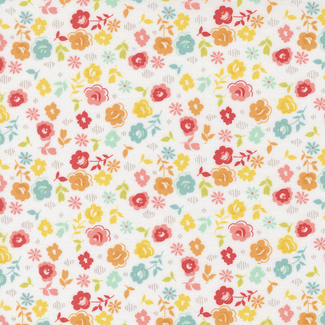 Delightfully Yours Floral Cloud by Sherri & Chelsi for Moda Fabrics | 37706 11