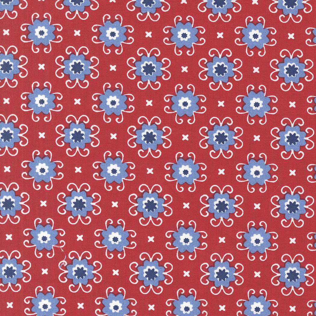 Star Spangled Bandana Rocket by April Rosenthal of Prairie Grass for Moda Fabrics | 24173 15
