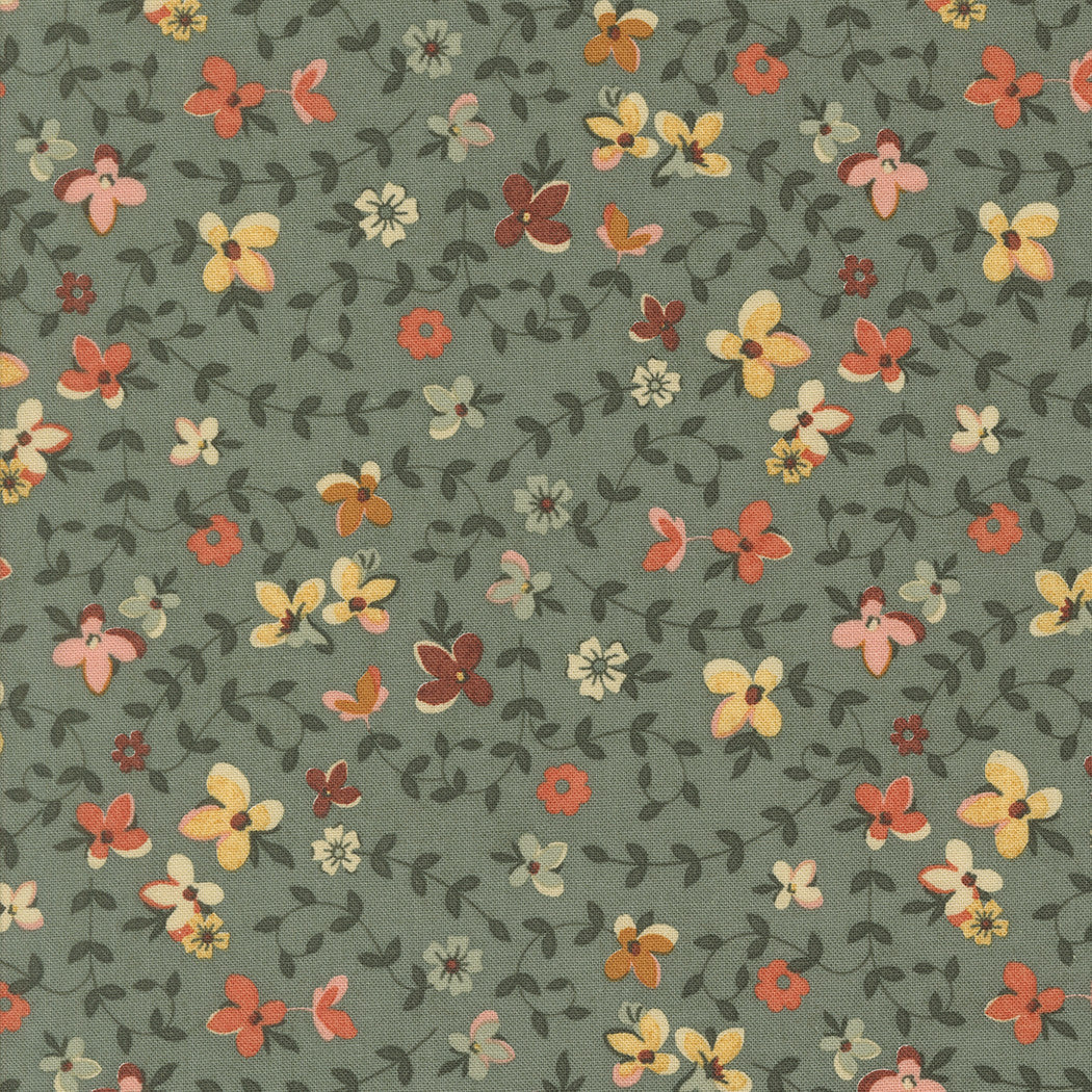 Acorn Hollow Gather Eucalyptus Yardage by BasicGrey for Moda Fabrics | 30761 16