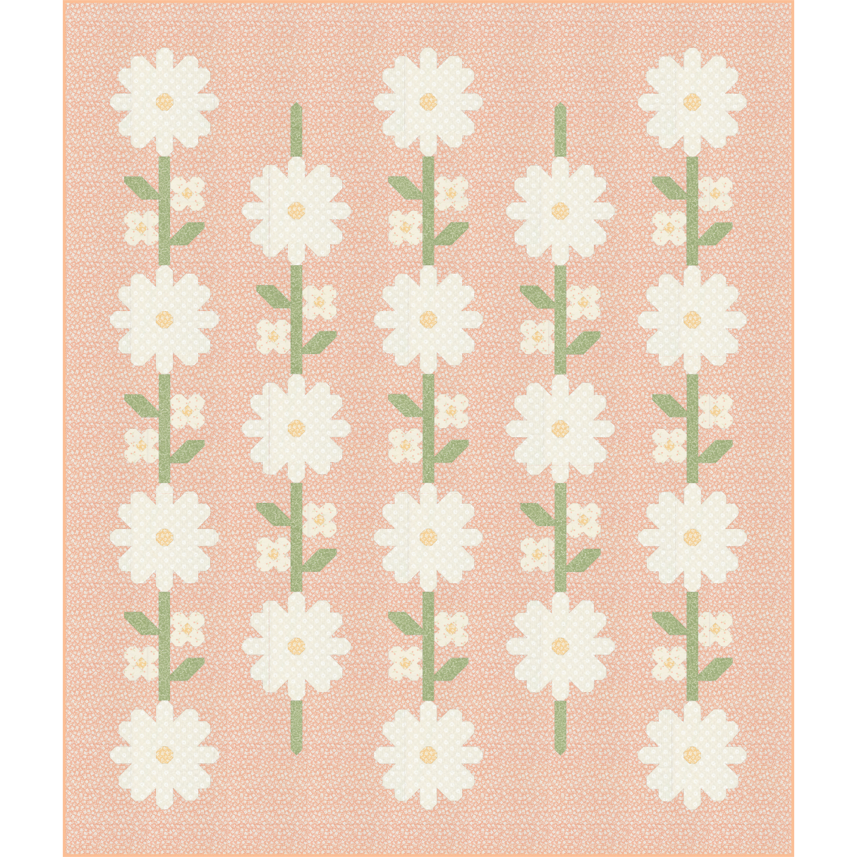 Daisy Chain 2 Quilt Pattern by Heather Briggs of My Sew Quilty Life Paper Pattern | MSQL 151