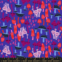PRESALE Hello Alice Mushroom Land Blacklight Yardage by Sarah Watts for Ruby Star Society | RS2124 14
