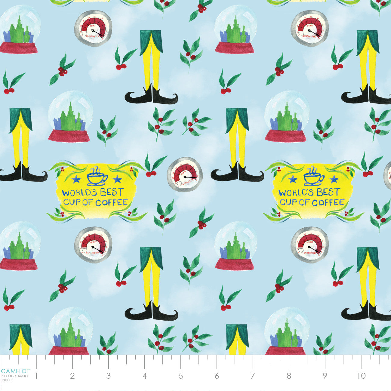 Elf the Movie New York Cheer Yardage by Camelot Fabrics | 23130126-02