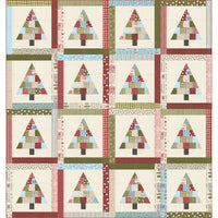 The Tree Farm Custom Quilt Kit With Emmitt and Ivy by Sweetwater for Moda Fabrics | Size 68" x 72"