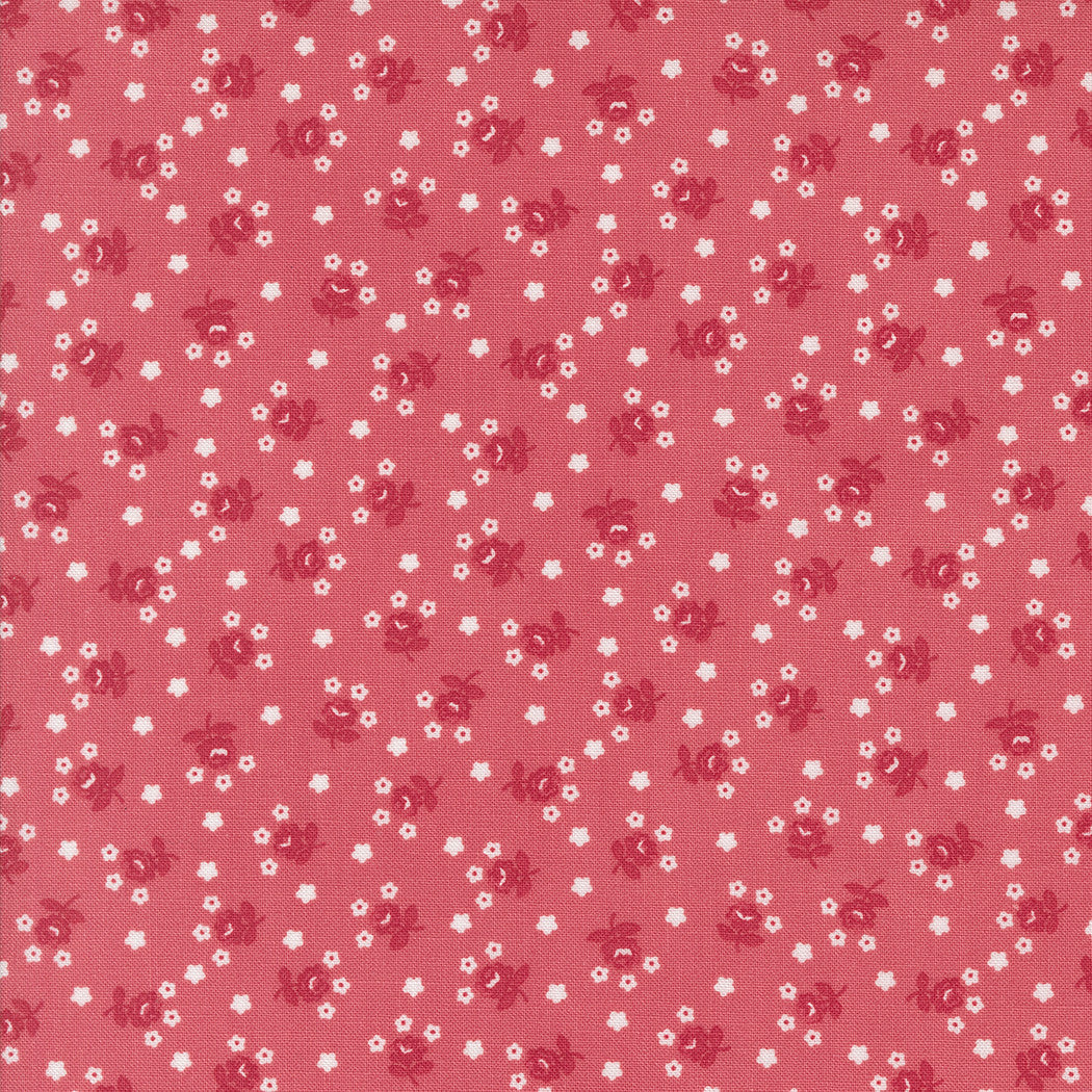 Summertime Fairground Dark Pink  Yardage by Camille Roskelley for Moda Fabrics | 55328 12