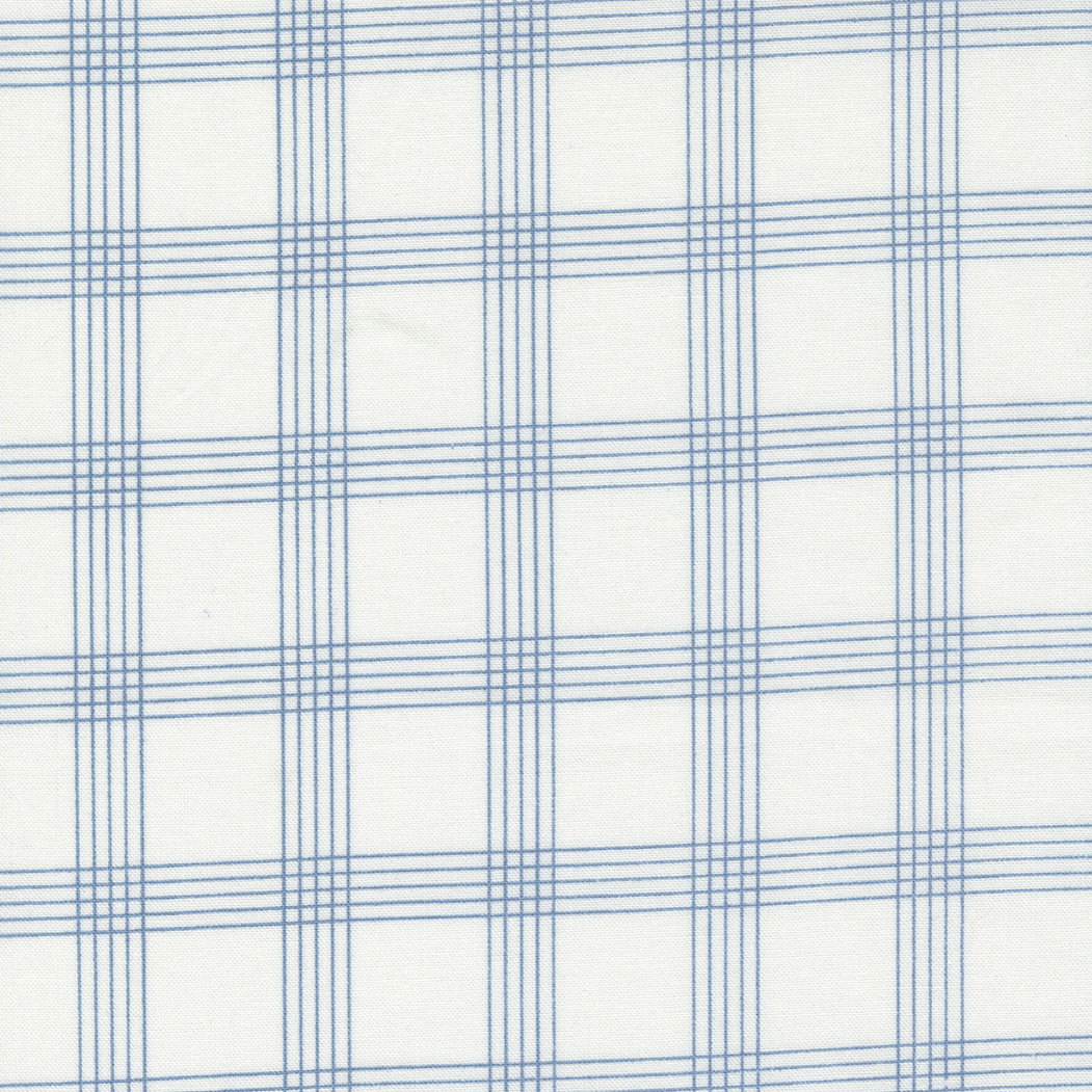 Nantucket Summer Cream Blue Yardage by Camille Roskelley for Moda Fabrics | 55262 24