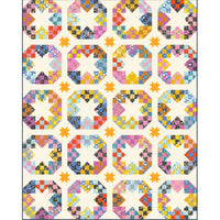Disco Stars Custom Quilt Kit With Salutations by Rashida Coleman Hale | Pattern by Modernly Morgan