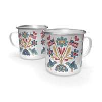 Lori Holt Americana Enamel Tin Mug by Lori Holt of Bee in My Bonnet | ST-40883