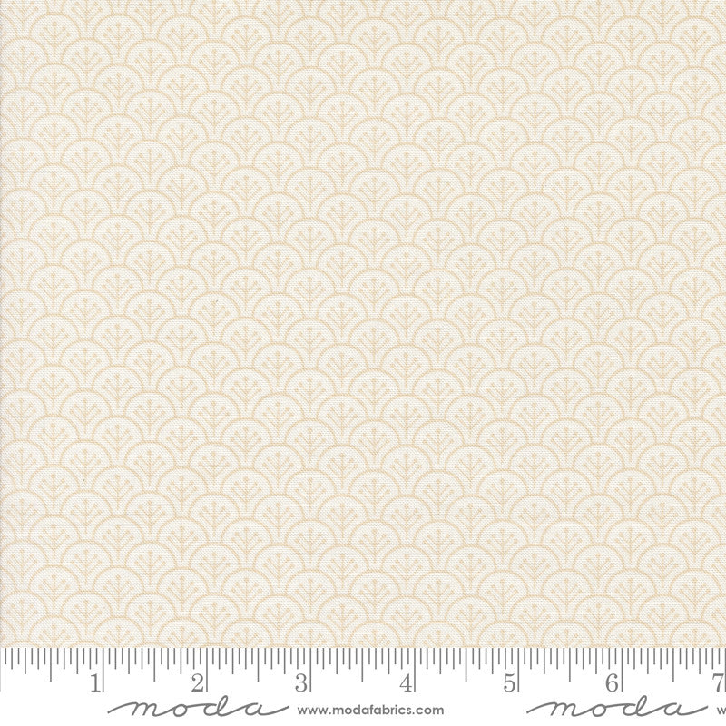 Agatha Road Scallops Ghost Yardage by Fig Tree & Co for Moda Fabrics | 35415 11