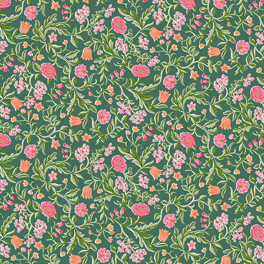 Craft Garden May's Flowers A Yardage by Liberty Fabrics for Riley Blake Designs | 01667453A