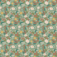 Ivy Reese Flower Green Yardage by Deena Rutter for Riley Blake Designs | C16601-GREEN