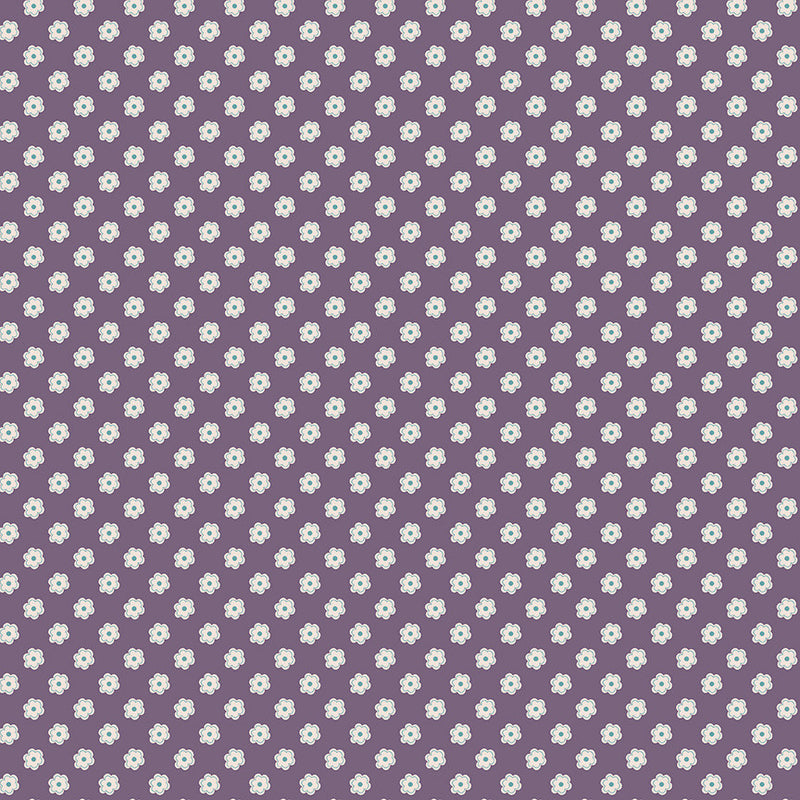 Sale! Bee Dots Plum Verona Yardage by Lori Holt for Riley Blake Designs | C14165 PLUM
