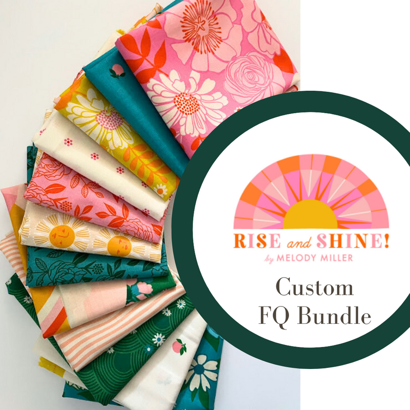 Rise and Shine Curated Fat Quarter Bundle by Melody Miller for Ruby Star Society and Moda Fabrics | Custom Bundle | 10 FQs