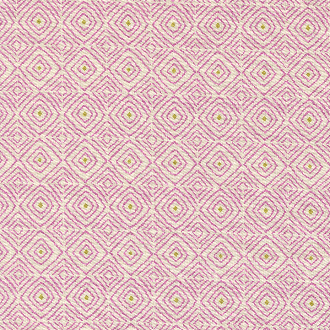 Parlor Diamonds Cream Yardage by Crystal Manning for Moda Fabrics | 11966 11